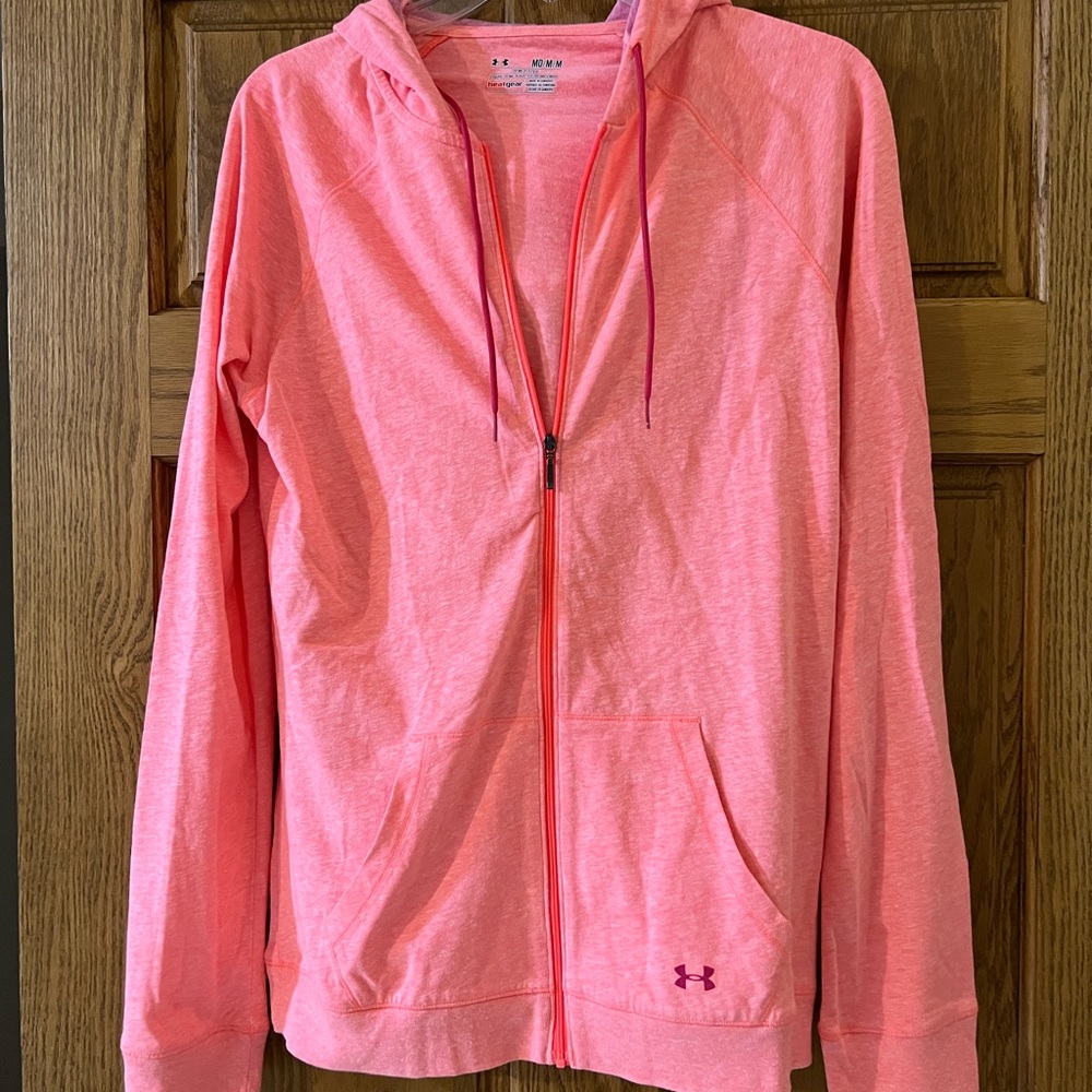 New Semi Fitted Under Armour Full Zip Athletic Jacket